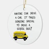 Bus Driver Gift Ornament - Offerte met schoolbus (Links)