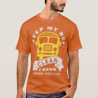 Bus driver Gifts voor een Funny Bus driver 7 T-shirt