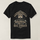 BUS DRIVER GRANDMA T-SHIRT (Design voorkant)