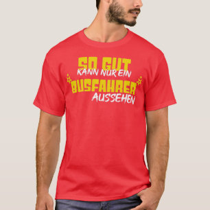 Bus-driver Handige bestuurdersbus T-shirt