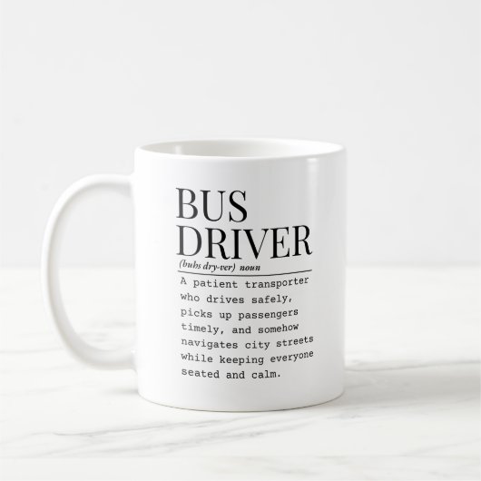 Bus driver koffiemok (Links)