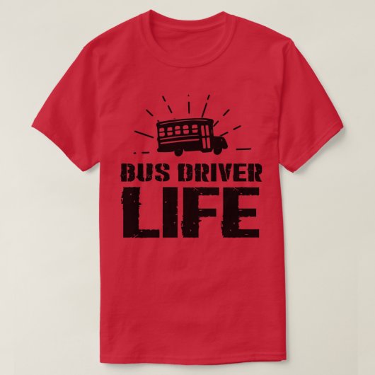 Bus Driver Life Classic TShirt (Design voorkant)