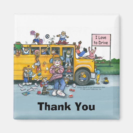 Bus Driver Magnet (Voorkant)