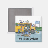 Bus Driver Magnet (Voorkant / Achterkant)