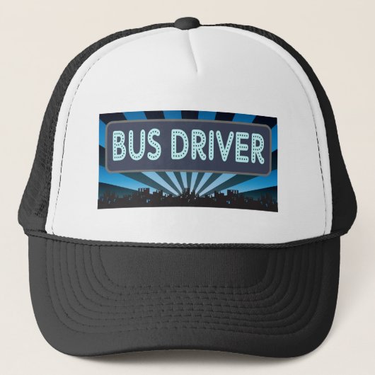 Bus Driver Marquee Trucker Pet (Voorkant)