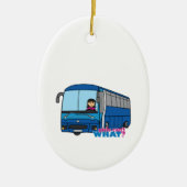Bus Driver medium Keramisch Ornament (Voorkant)