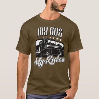 bus driver Mijn bus Mijn regels T-shirt