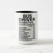Bus Driver Nutrition Facts Mok (Midden)