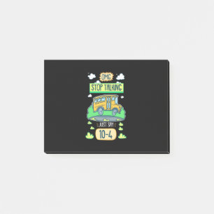 Bus Driver Omg Stop Talking Post-it® Notes