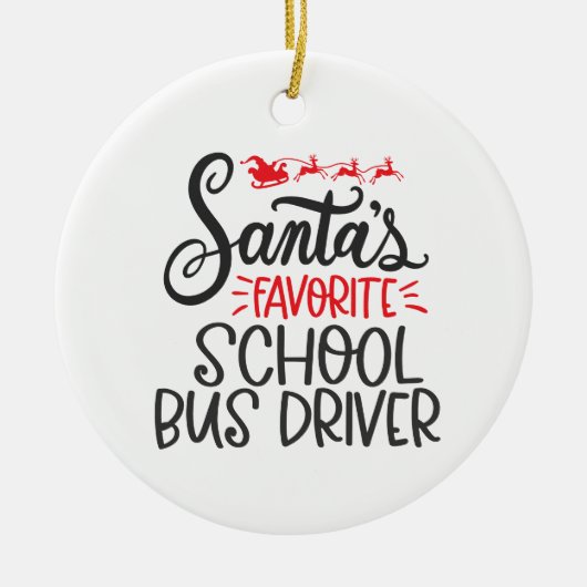 Bus Driver Ornament (Voorkant)