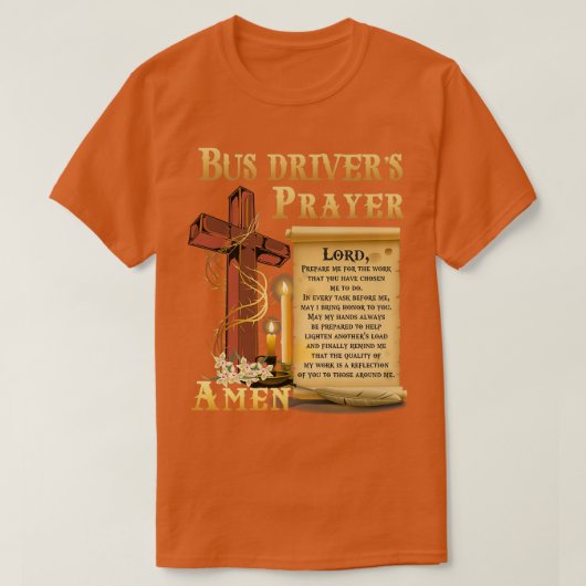 Bus Driver Prayer Shirt (Design voorkant)