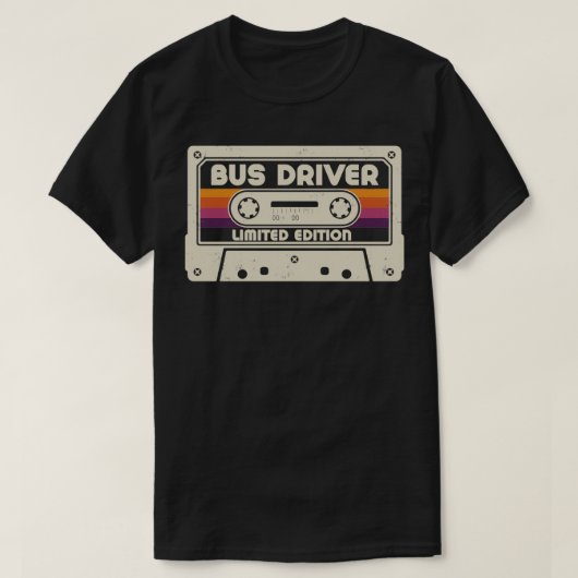 BUS DRIVER Professional T-shirt (Design voorkant)