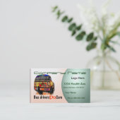 Bus Driver Professional Visitekaartje (Staand voorkant)