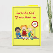 Bus Driver Retirement Kaart (Voorkant)