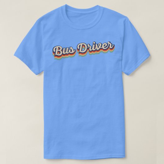  bus driver Retro Design Cadeaubon T-shirt (Design voorkant)