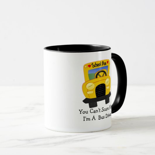Bus Driver Scare (aanpasbaar) Mok (Voorkant rechts)