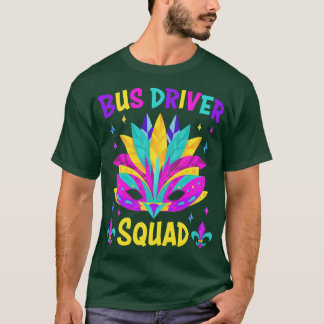 Bus Driver Squad Naval Costume T-shirt Perfect voo