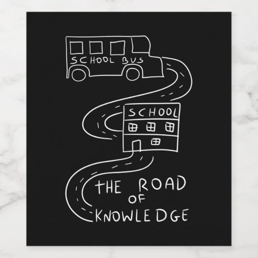 Bus Driver The Road of Knowledge Wijn Etiket (Enkel label)