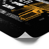 Bus Driver VS Amerikaanse vlag Grappige Bus Driver Poster (Hoek)