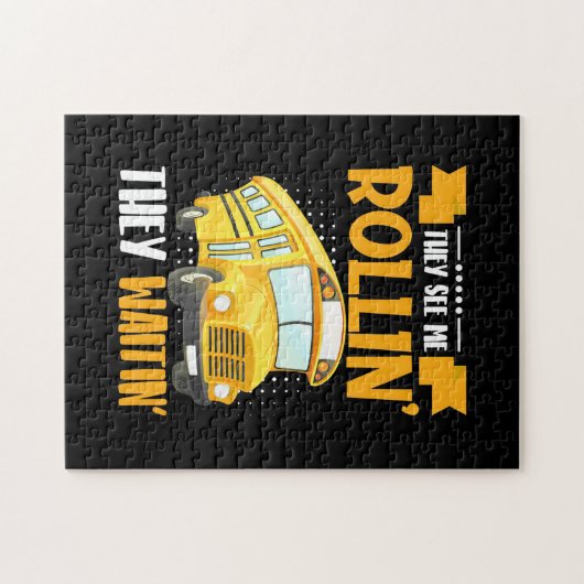 Bus Driver Zie Me Rollin Legpuzzel (Horizontaal)