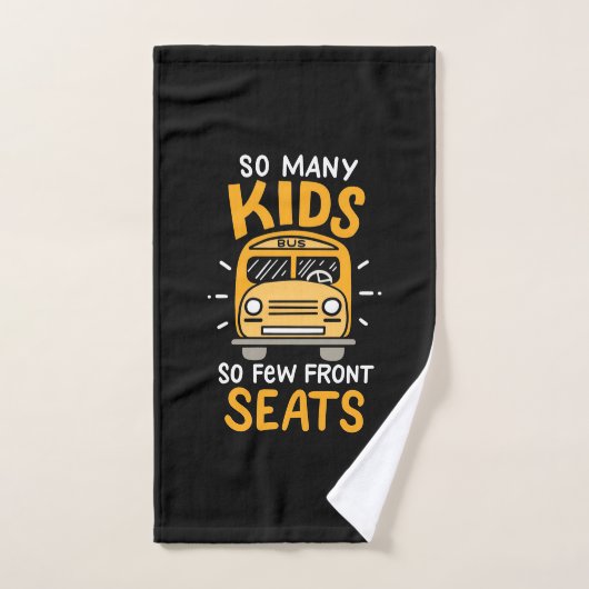 Bus driver Zoveel Kinderen Handdoek (Handdoek)