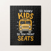 Bus driver Zoveel Kinderen Legpuzzel (Verticaal)