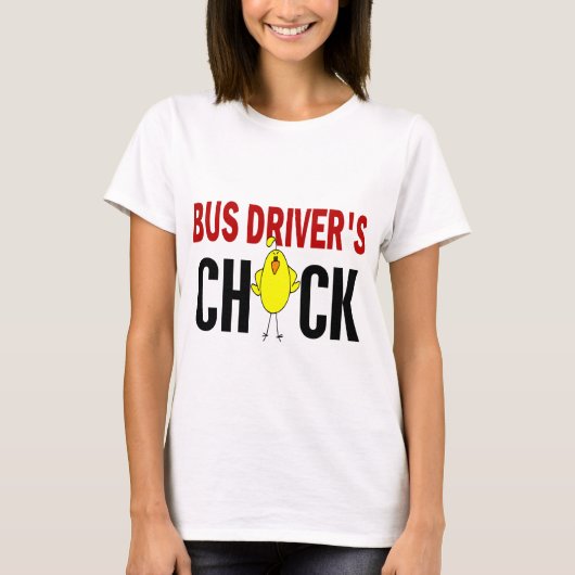 BUS DRIVER'S CHICK T-SHIRT (Voorkant)