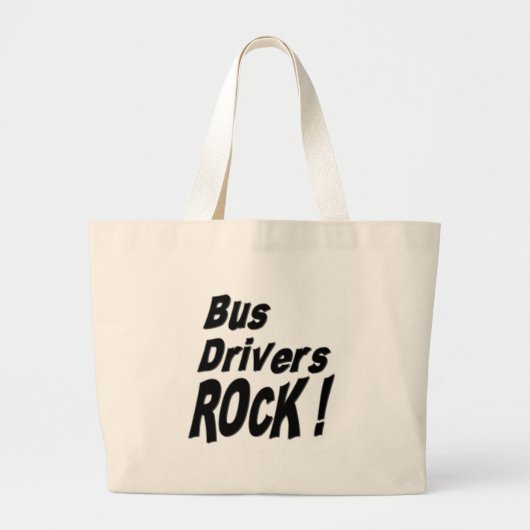 Bus Drivers Rock! canvas tas (Voorkant)