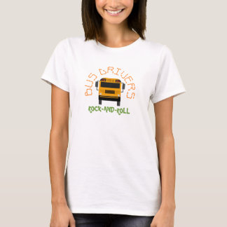 Bus Drivers Rock en Roll Bus T-Shirt