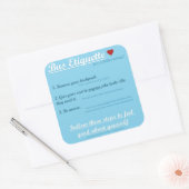 Bus Etiquette Sticker (Envelop)