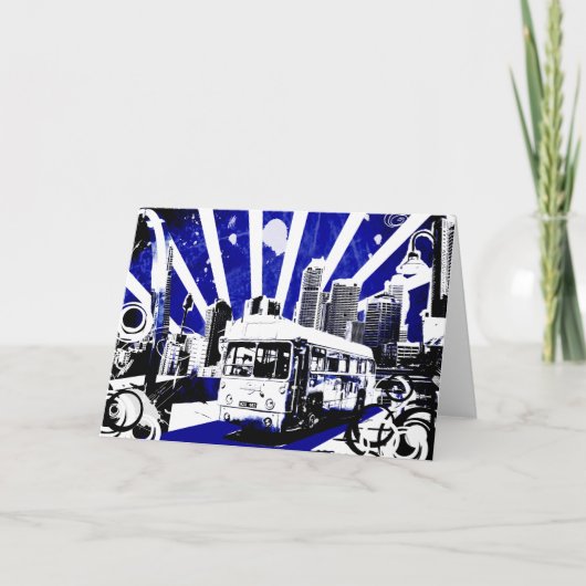  bus feestdagen kaart (Voorkant)