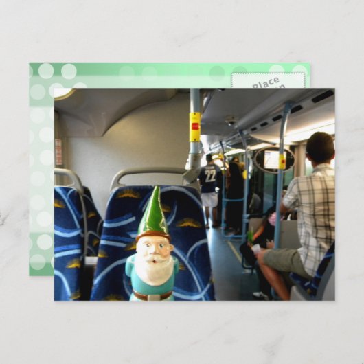 Bus Gnome Briefkaart (Voorkant / Achterkant)