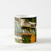 Bus Graveyard Black/White 11 oz Morphing Mok (Center)