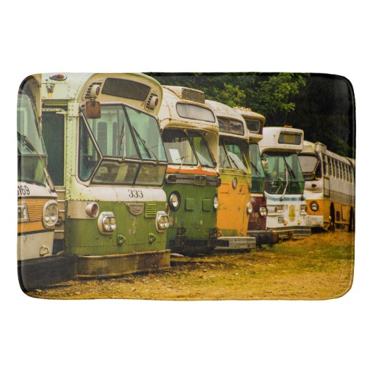 Bus Graveyard Large Bath Mat (Voorkant)