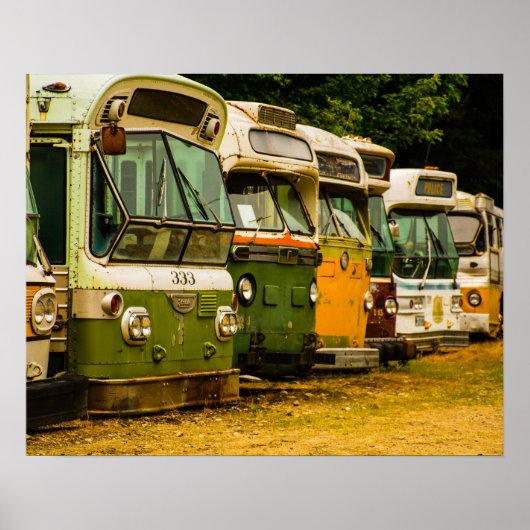BUS GRAVEYARD POSTER (Voorkant)