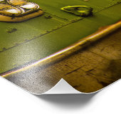 BUS GRAVEYARD PRINT FOTO AFDRUK (Hoek)