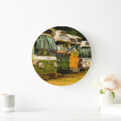 Bus Graveyard Round (Grote wandklok) Grote Klok (Huis)