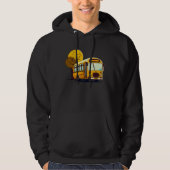 Bus In Front Of Trees Bus Driver Hoodie (Voorkant)