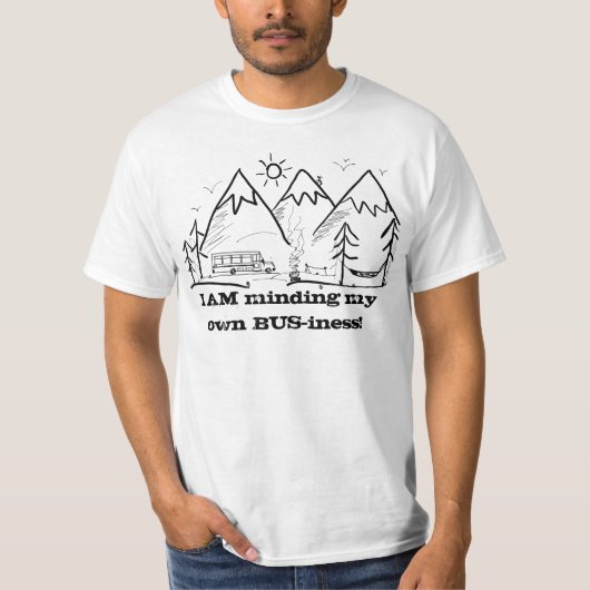 Bus-iness Skoolie 1 T-shirt (Voorkant)