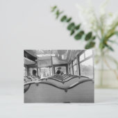 Bus Interior (late jaren 1970) Briefkaart (Staand voorkant)