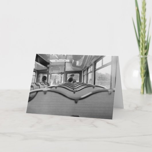 Bus Interior (late jaren zeventig) Kaart (Voorkant)