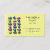 Bus. Kaart - 3D-toetsen Visitekaartje (Voorkant)