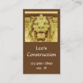 Bus. Kaart - Architecturaal element Visitekaartje (Voorkant)