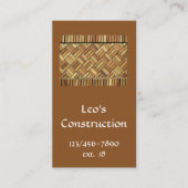 Bus. Kaart - baksteenelement Visitekaartje (Voorkant)