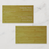 Bus. Kaart - Bamboeborden Visitekaartje (Voorkant / Achterkant)