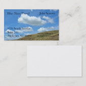 Bus. Kaart - Cloudy sky over heuvel Visitekaartje (Voorkant / Achterkant)
