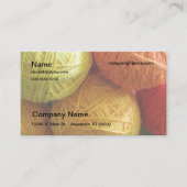 Bus. Kaart - Garenballen Visitekaartje (Voorkant)