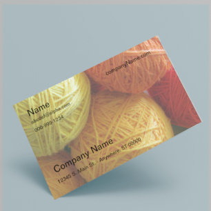 Bus. Kaart - Garenballen Visitekaartje