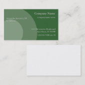 Bus. Kaart - Grafische cirkels Visitekaartje (Voorkant / Achterkant)