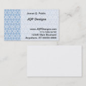 Bus. Kaart - Hexagon & Bars (v.2) Visitekaartje (Voorkant / Achterkant)